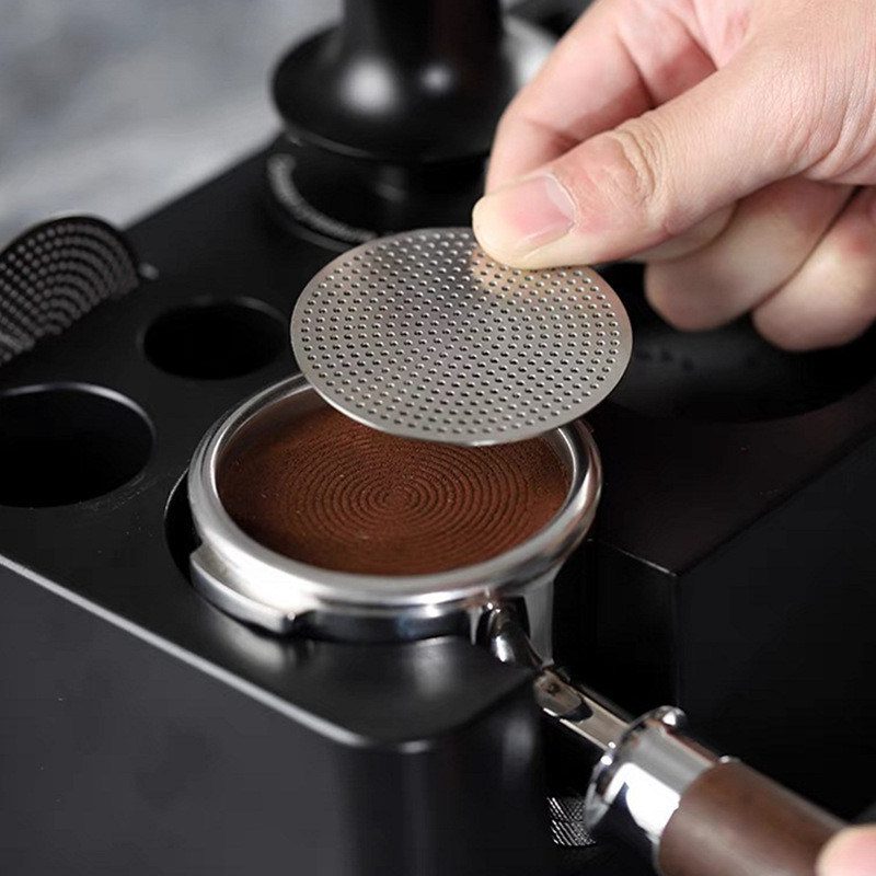 Koffie-melk schuim roestvrij staal barista-grade 51mm puck scherm voor brouwen accessoire