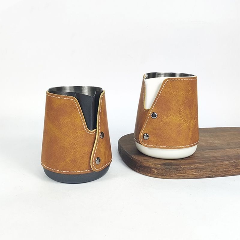 Roestvrij staal 304 schuimpot voor koffie melk Latte Art en duurzame Barista