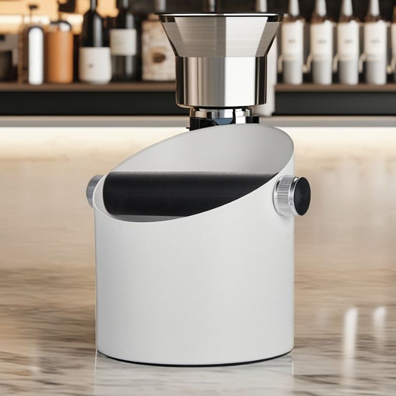 Afneembare bar-slip-vrije basis van roestvrij staal Espresso Knock Box voor makkelijk schoonmaken