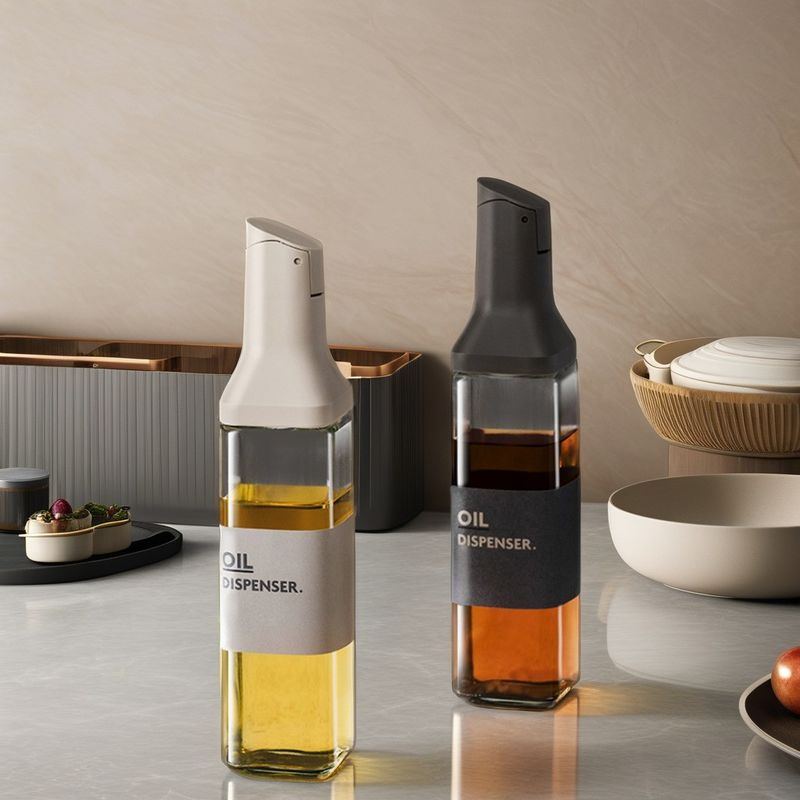 Leakproof glas Soja saus en azijn fles voor supermarkten Customized logo Acceptabel