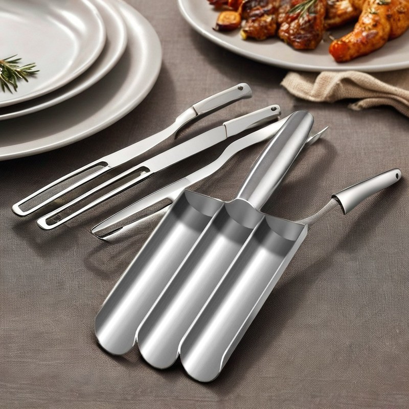 Gemakloos thuis koken met bamboe non-stick vleesballen lepel keukengereedschapset