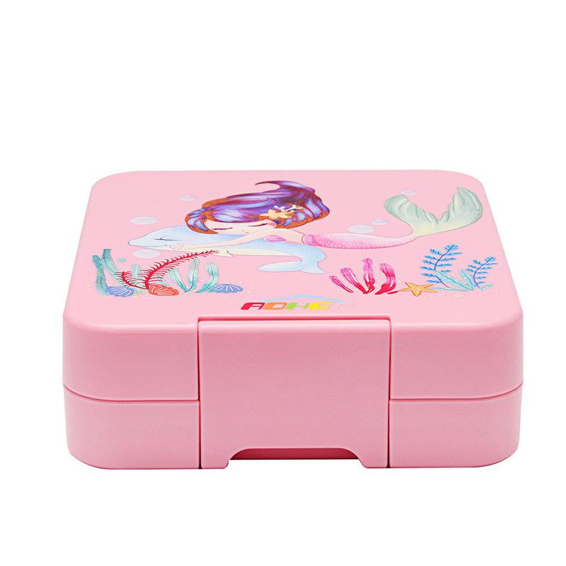 Aohea 4-Cell Bento Box Japanse Lunchbox Containers met maat