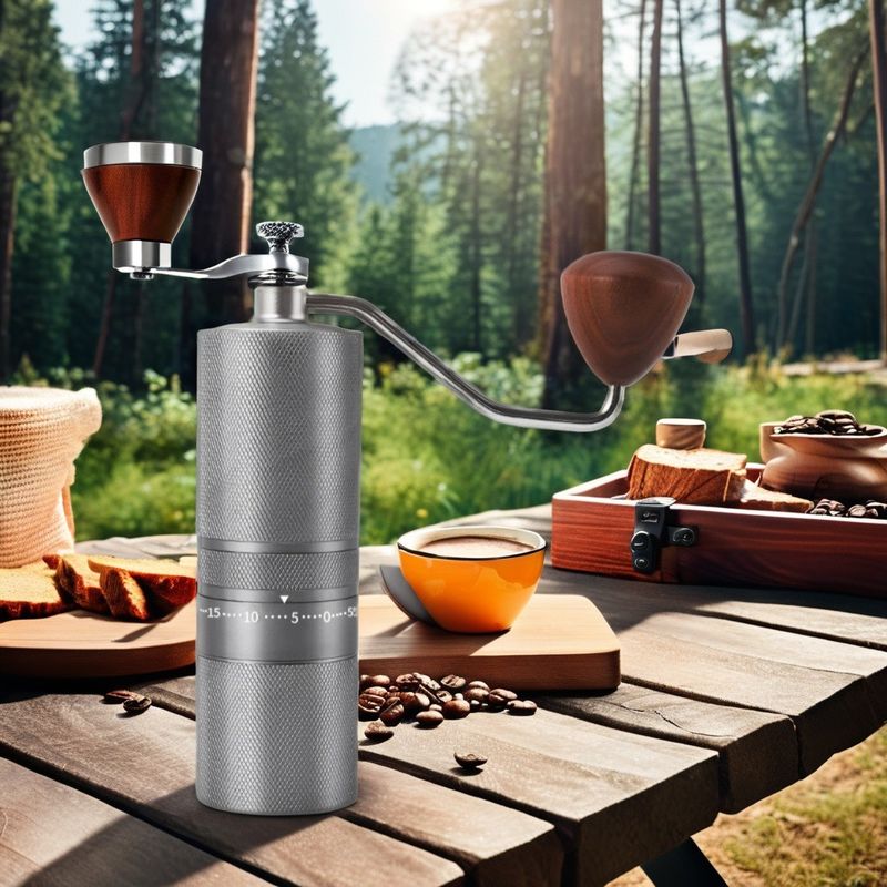 Roestvrij staal reiszak Espresso molen Moderne draagbare C2 koffie molen voor café