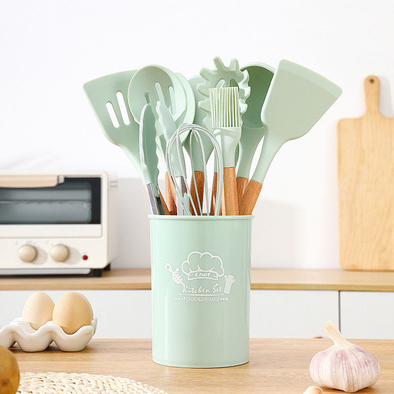 Custom Logo 3000pcs Silicone Keukengereedschap Set Duurzaam en duurzaam voor het koken