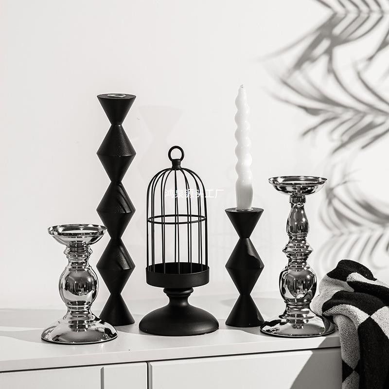 Gepersonaliseerde kleuren koper metalen kandelaarhouder voor huis bruiloft of tafel decoraties