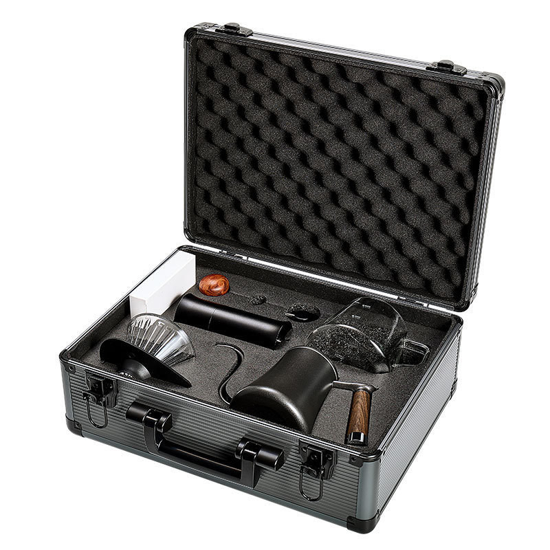 All in 1 Barista Kit Gooseneck Kettle voor Outdoor Travel Camping Coffee Pour Over Set