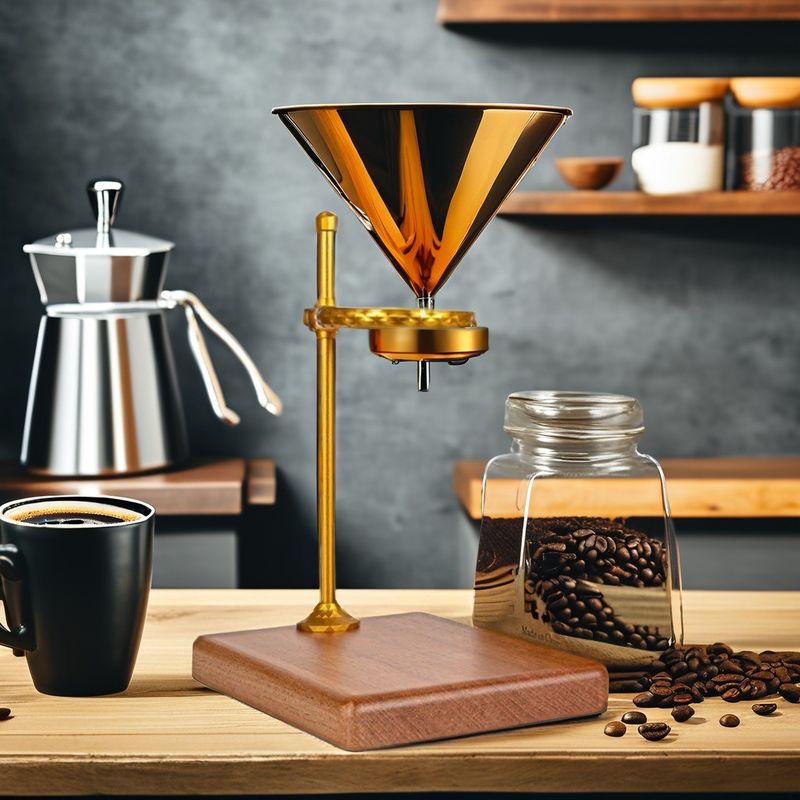 Elegant massief hout druppelstation voedselkwaliteit giet over druppelstand met koperen druppel