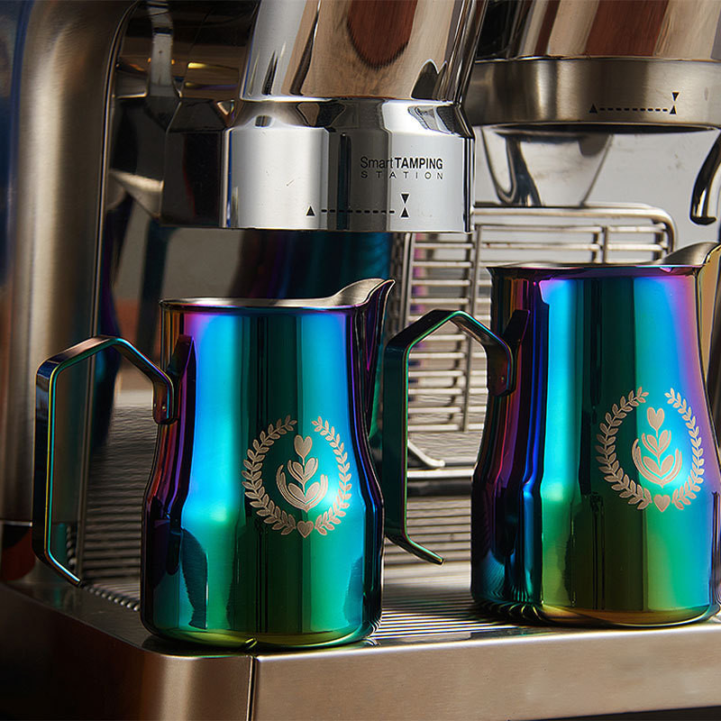 350 ml/500 ml roestvrijstalen melkpot voor koffie espresso speciaal ontwerp AMERICAN STYLE