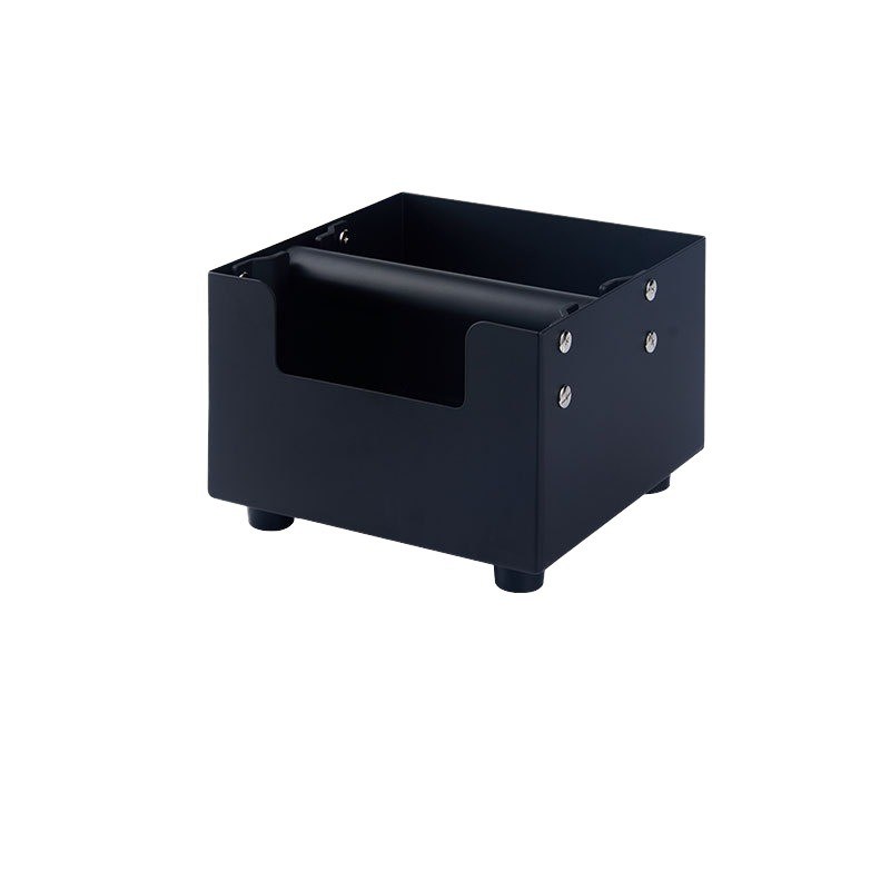 Cuboïde knockbox met voedselveilige siliconen anti-glijbasis verwijderbare staalstaal espresso thee gereedschappen pc stand