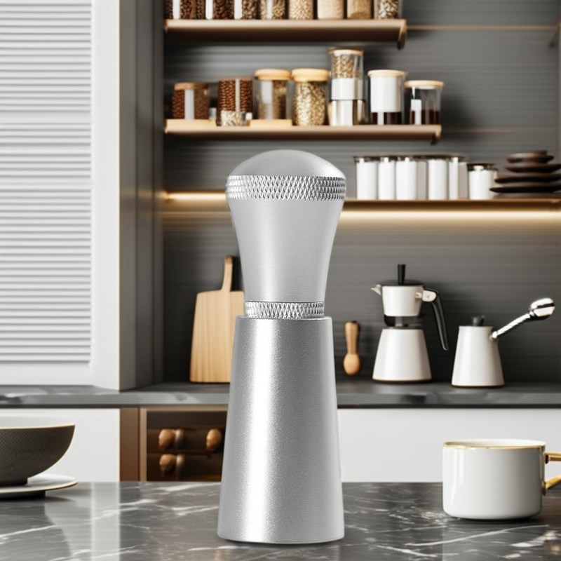 Stainless Steel Espresso Naald Distributeur Tool met keramische mengmachine en stand