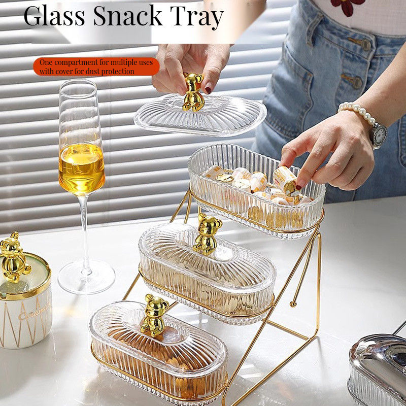 Minister Handwerk Plastic Serving Tray voor desserts Noten Terug naar school Modern Design
