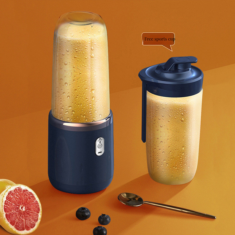 Home Keuken 6 Blades Smart Juicer USB Type-C Oplaadbare Persoonlijke Draagbare Blender