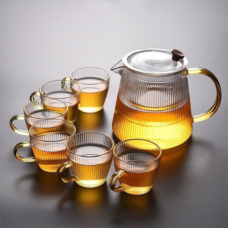 Stijlvol klassieke hoge borosilicaat glas waterpotten 500 ml / 800 ml / 1000 ml voor doeleinden