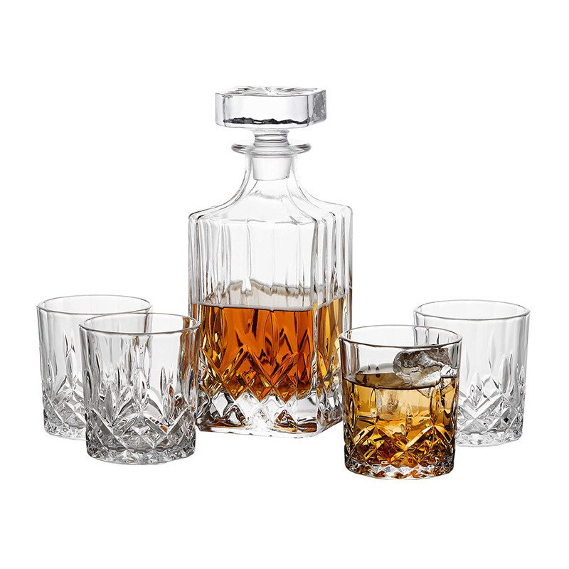 Verbeter uw drinkervaring met loodvrije kristallen decanter en whisky-tamblers