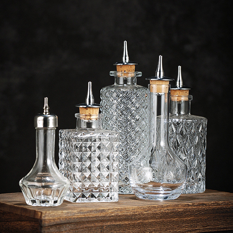 Japanse stijl luxe loodvrije kristallen amber glas voor wijn 30 ml capaciteit