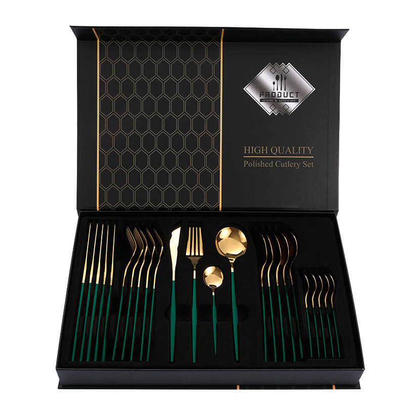 Flatware Type Flatware Sets Duurzaam Goud Roestvrijstalen Bestek Set Voor Bruiloft